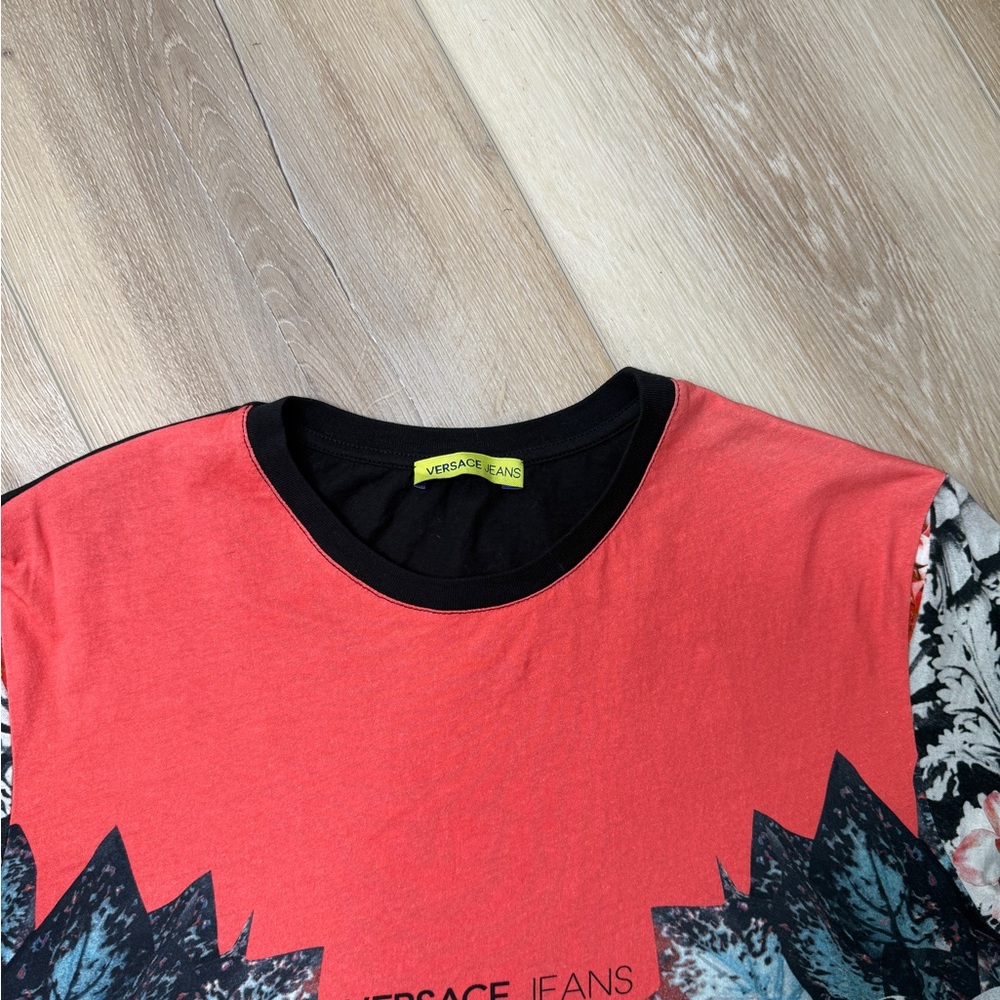 Versace Jeans Graphic Tunic Top |  Multicolor Baroque Print - Size XS - Picture 3 of 8